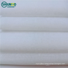 Eco-friendly Woven Fusible Shirt Collar Fusing Interlining Fabric for Men and Women's Trousers Jackets